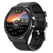 BM01 1.45" Black Smart Watch, Silicone Band, IP68 Waterproof, Bluetooth/NFC - 1