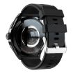BM01 1.45" Black Smart Watch, Silicone Band, IP68 Waterproof, Bluetooth/NFC - 3