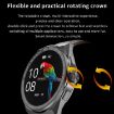 BM01 1.45" Black Smart Watch, Silicone Band, IP68 Waterproof, Bluetooth/NFC - 8