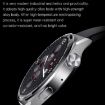 HDT 3 Max 1.6" Steel Band Smart Watch IP67 Waterproof Bluetooth/NFC Black - 9