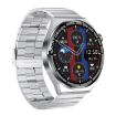 HDT 3 Max 1.6" Steel Band Smart Watch IP67 Waterproof Bluetooth/NFC Silver - 1