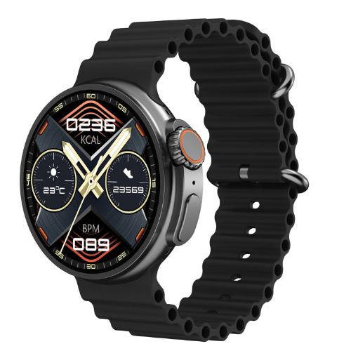 K9 Ultra Pro 1.39" Smart Watch, IP67 Waterproof, Bluetooth Call/NFC, Black - 1