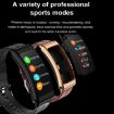 K13 Smart Watch 1.14" Silicone Band with Detachable Earphone, Black - 5