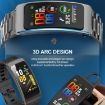K20 Smart Watch 1.14" Leather Band, Detachable Earphone, Waterproof - 4