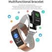 K50 1.08" Steel Band Smart Watch IP67 Waterproof Bluetooth Call Silver - 4