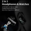K50 Smart Watch: 1.08" IP67 Waterproof, Bluetooth Call, Black Band - 9