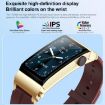 M6 Steel Band Earphone Detachable IP68 Waterproof Smart Watch Black - 6