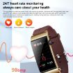 M6 Steel Band Earphone Detachable IP68 Waterproof Smart Watch Black - 9
