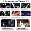 K60 Smart Watch: 1.08" Leather Band, Detachable Earphone, Waterproof - 5