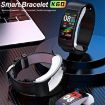 K60 Smart Watch: 1.08" Leather Band, Detachable Earphone, Waterproof - 4