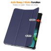 OnePlus Pad Custer Dark Blue Smart Leather Tablet Case 3-Fold Holder - 2
