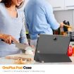OnePlus Pad Custer Grey 3-Fold Smart Leather Tablet Case Holder - 7