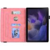 Samsung Galaxy Tab A8 10.5 2021 Pink Calf Texture Leather Case - 4