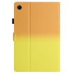 Samsung Galaxy Tab A7 2020 T500/T505 Gradient Leather Case Orange Yellow - 3