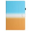 Samsung Galaxy Tab A7 2020 T500/T505 Gradient Leather Case Blue Orange - 2