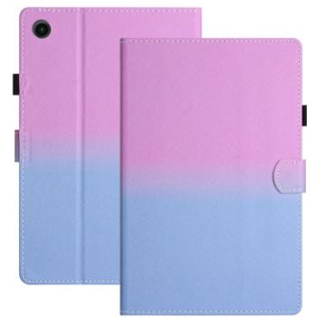 Samsung Galaxy Tab A8 2021 X205/X200 Gradient Leather Case Purple Blue - 1