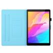 Samsung Galaxy Tab A8 2021 X205/X200 Pink Blue Gradient Leather Case - 4