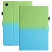 Samsung Galaxy Tab A8 2021 X205/X200 Gradient Leather Case Green Blue - 1