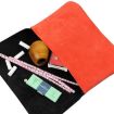 FIREDOG CL91 Dark Blue Sheepskin Leather Tobacco Bag - Handmade & Portable - 5