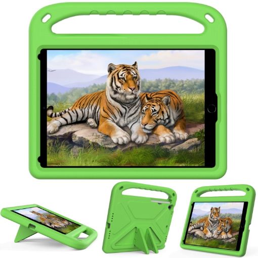 iPad Air 3/Pro 10.5 Green EVA Shockproof Tablet Case with Handle Holder - 1