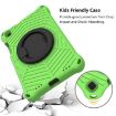 Samsung Galaxy Tab A 8 SM-T290 Green Spider King Silicone Case - 3