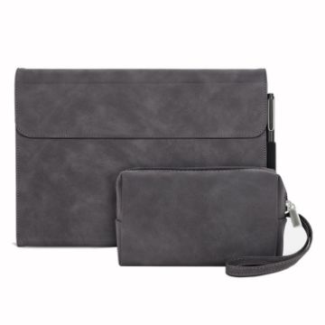 Microsoft Surface Go 3/2/1 Sheepskin Shockproof Case with Power Bag - Grey - 1