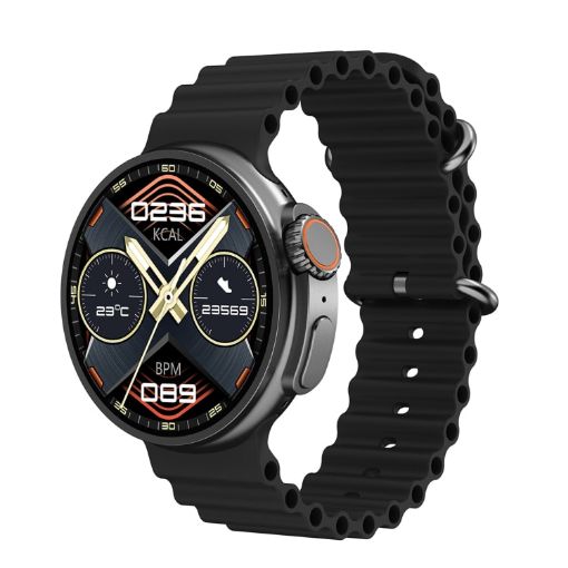 K9 Smart Watch 1.39" TFT Screen, Bluetooth Calling, Health Monitor, Black - 1