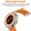 MT30 Smart Watch: 1.6" HD Screen, Voice Calls, Blood Oxygen, Black Strap - 4