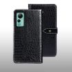Ulefone Note 14 Crocodile Texture Leather Case - Black - 1