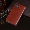 Ulefone Note 14 Red Leather Phone Case with Holder - Crazy Horse Texture - 5