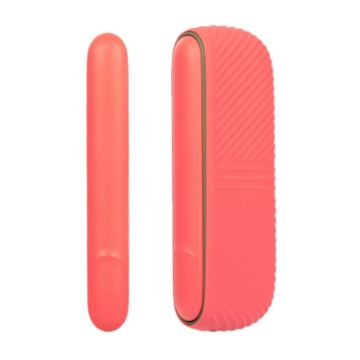 IQOS ILUMA Silicone Case with Charging Compartment & Side Cover - Orange - 1