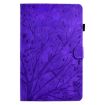 Samsung Galaxy Tab S6 Lite Purple Fortune Tree Flower PU Case with Wake/Sleep - 2