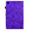 Samsung Galaxy Tab S6 Lite Purple Fortune Tree Flower PU Case with Wake/Sleep - 3