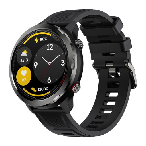 Zeblaze Stratos 2 Lite GPS Smart Watch, 1.32" IPS, 5 ATM, Heart Rate, Black - 1