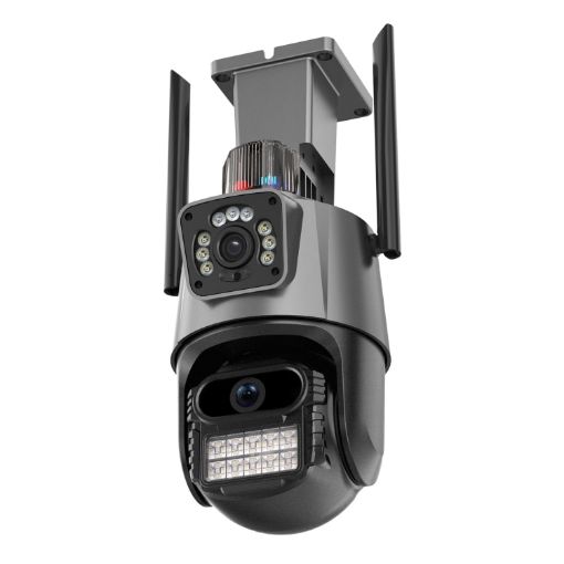 QX81 AI Alarm WIFI Dual 2MP IP Camera - AU Plug, Humanoid Recognition - 1