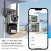 QX81 Humanoid AI Alarm WIFI Dual 2MP IP Camera - EU Plug - 4