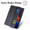 Samsung Galaxy Tab S8 Ultra Black Acrylic 3-Fold Smart Leather Case - 2