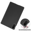 Xiaomi Redmi Pad 2 Leather Smart Case - Black, Custer Texture, 3-Fold Holder - 6