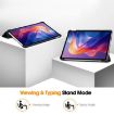 Xiaomi Redmi Pad 2 Leather Smart Case - Black, Custer Texture, 3-Fold Holder - 8