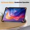 Xiaomi Redmi Pad 2 Leather Smart Case - Black, Custer Texture, 3-Fold Holder - 9