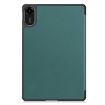 Xiaomi Redmi Pad 2 Green Leather Tablet Case - 3-Fold Holder Cover - 3