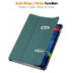 Xiaomi Redmi Pad 2 Green Leather Tablet Case - 3-Fold Holder Cover - 5