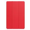 Xiaomi Redmi Pad 2 Red Leather Tablet Case - 3-Fold Holder Cover - 2