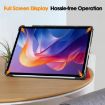 Xiaomi Redmi Pad 2 Red Leather Tablet Case - 3-Fold Holder Cover - 9