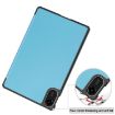 Xiaomi Redmi Pad 2 Sky Blue Leather Tablet Case - 3-Fold Holder Cover - 6
