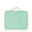Green Cloth Texture Leather Bag for 9.7-11 Inch Laptop - Portable Case - 1