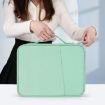 Pink Cloth Texture Leather Bag for 9.7-11 Inch Laptop - Portable Case - 7