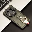 Xiaomi 14 Ultra Green Leather Wristband Phone Case - 2