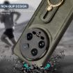 Xiaomi 14 Ultra Green Leather Wristband Phone Case - 6