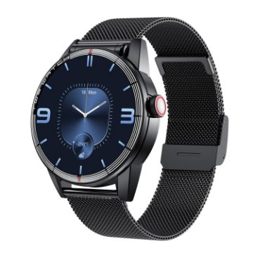 R6 1.32" Smart Watch with Bluetooth Earphone & Health Monitoring - Black - 1